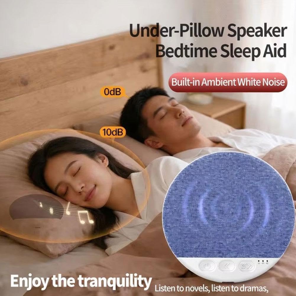X3Pro Magical-Pillow Speaker with Built-In Music, Timer, High-Dynamic Decompression White Noise, Bluetooth Speaker