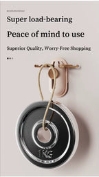 Cross-Border Self Adhesive Foldable Wall Hook | Heavy Duty Multipurpose Hook for Kitchen Bathroom Bedroom | Drill-Free Waterproof Wall Mounted Organizer for Towels Keys Utensils Bags