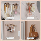 Cross-Border Self Adhesive Foldable Wall Hook | Heavy Duty Multipurpose Hook for Kitchen Bathroom Bedroom | Drill-Free Waterproof Wall Mounted Organizer for Towels Keys Utensils Bags