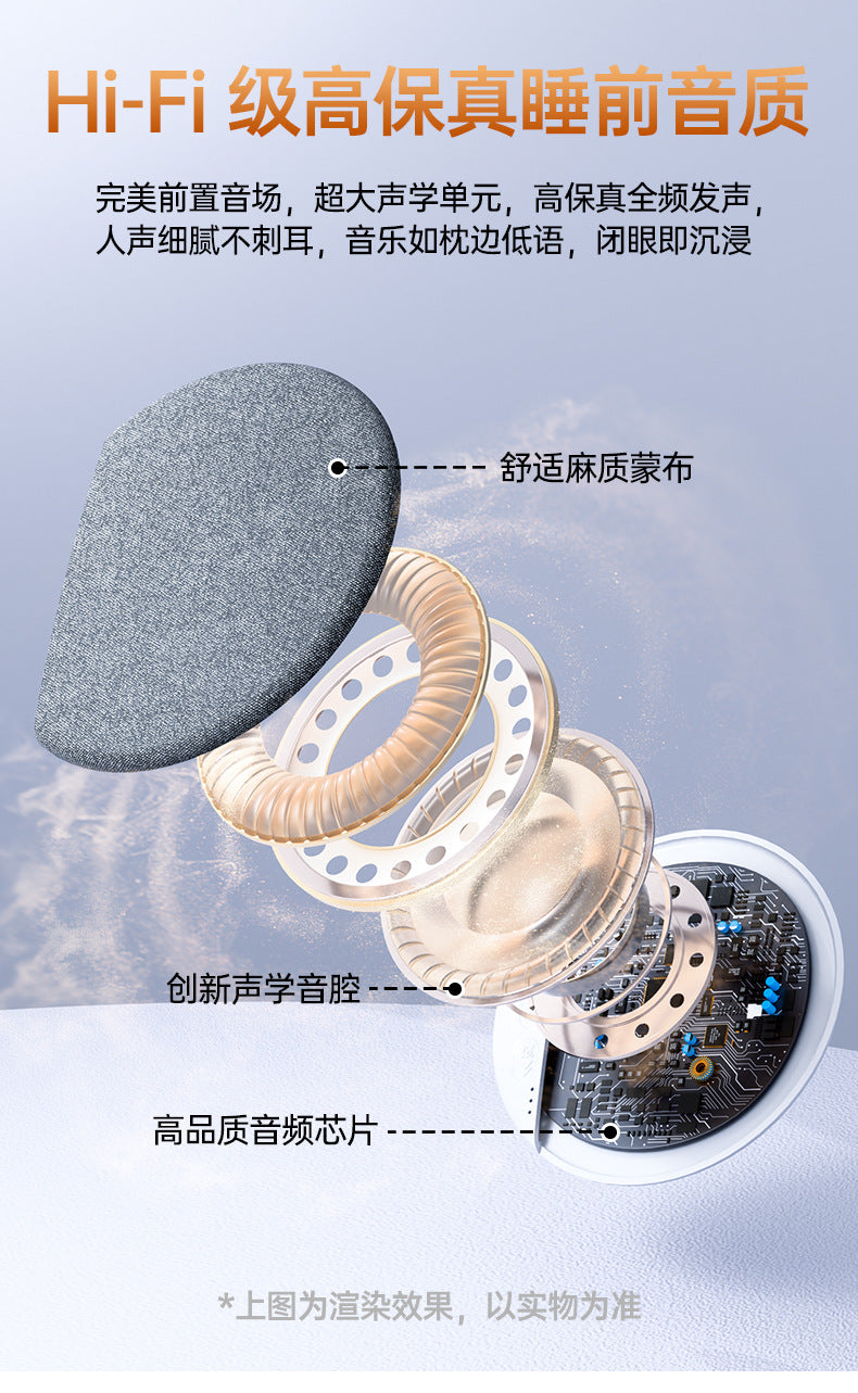 X3Pro Magical-Pillow Speaker with Built-In Music, Timer, High-Dynamic Decompression White Noise, Bluetooth Speaker